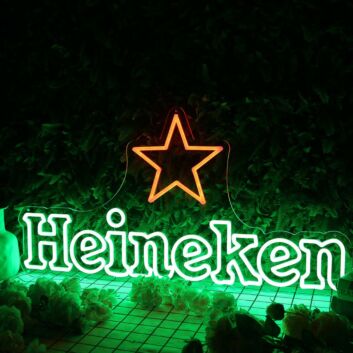 Heineken LED-Neonschild für Bar und Restaurant