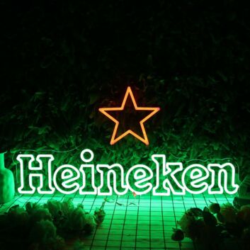 Heineken LED-Neonschild für Bar und Restaurant
