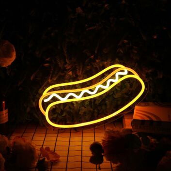 Hotdog LED-Neonschild für Imbiss Restaurant