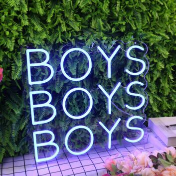 BOYS BOYS BOYS LED-Neonschild für Club oder Bar