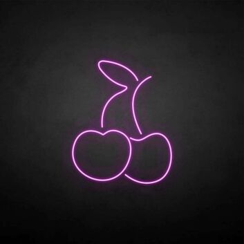Kirschen LED-Neonschild Küche Bar