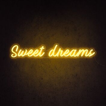 Sweet dreams LED-Neonschild für Schlafzimmer oder Wohnzimmer