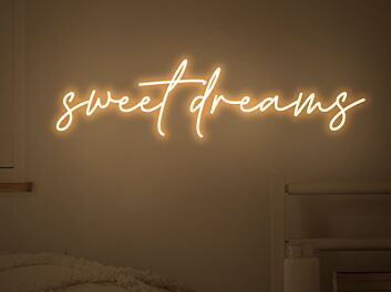 sweet dreams LED-Neonschild Schlafzimmer Wohnzimmer