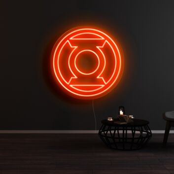 Superhelden Emblem LED-Neonschild Wohnzimmer Gamingzimmer