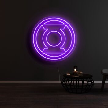 Superhelden Emblem LED-Neonschild Wohnzimmer Gamingzimmer