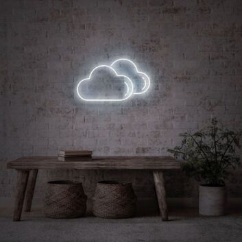 Wolken Symbol LED-Neonschild für Wohnzimmer Schlafzimmer