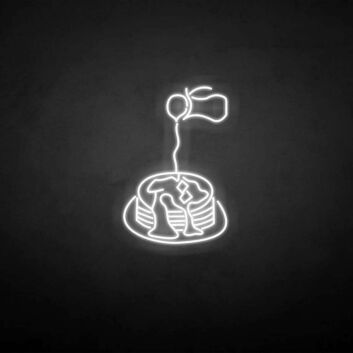 Pfannkuchen mit Sirup LED-Neonschild für Café Restaurant