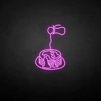 Pfannkuchen mit Sirup LED-Neonschild für Café Restaurant