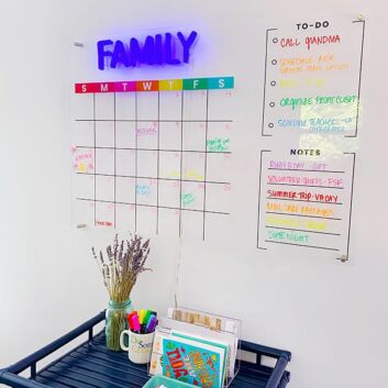 FAMILY LED-Neonschild für Wohnzimmer Flur
