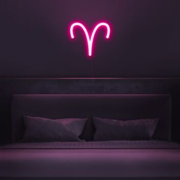 Widder Sternzeichen Symbol LED-Neonschild Wohnzimmer Schlafzimmer