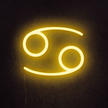Krebs Sternzeichen Symbol LED-Neonschild Wohnzimmer Schlafzimmer