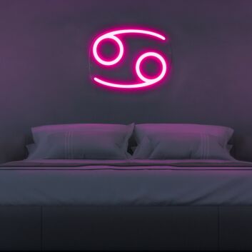 Krebs Sternzeichen Symbol LED-Neonschild Wohnzimmer Schlafzimmer