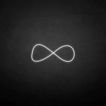 Unendlichkeitssymbol LED-Neonschild Wohnzimmer Büro