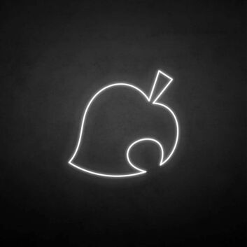 Blatt Symbol LED-Neonschild Gaming Zimmer Wohnzimmer