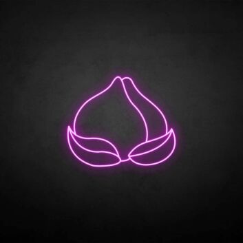 Pfirsichfrucht LED-Neonschild Wohnzimmer Bar