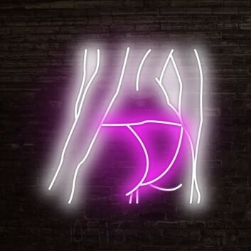 Frauenfigur im Bikini LED-Neonschild für Bar Club