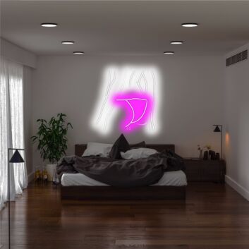 Frauenfigur im Bikini LED-Neonschild für Bar Club