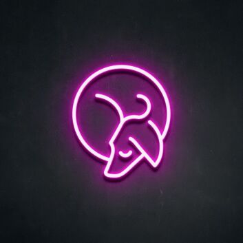 schlafender Hund LED-Neonschild Wohnzimmer Schlafzimmer