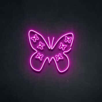Schmetterling LED-Neonschild Wohnzimmer Schlafzimmer