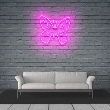 Schmetterling LED-Neonschild Wohnzimmer Schlafzimmer