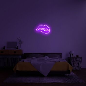 Lippen LED-Neonschild Schlafzimmer Wohnzimmer