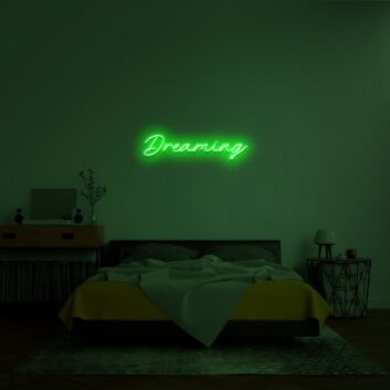 Dreaming LED-Neonschild Schlafzimmer