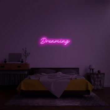 Dreaming LED-Neonschild Schlafzimmer
