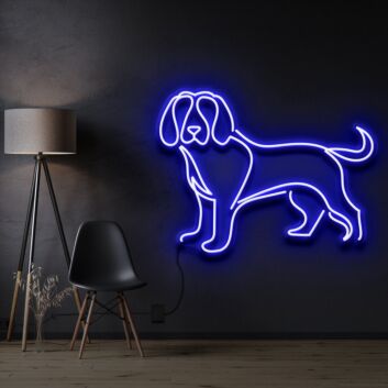 Hund LED-Neonschild Wohnzimmer Haustierladen