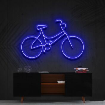 Fahrrad LED-Neonschild für Wohnzimmer und Büro