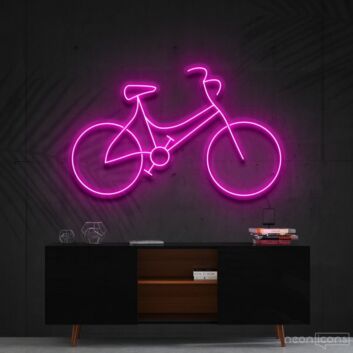Fahrrad LED-Neonschild für Wohnzimmer und Büro
