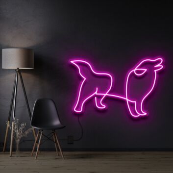 Hund LED-Neonschild Wohnzimmer Haustierladen