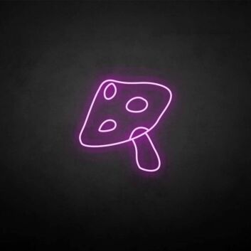 Fliegenpilz LED-Neonschild Wohnzimmer Bar