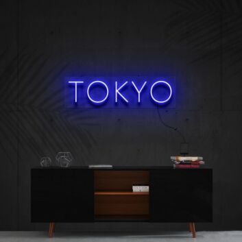 TOKYO LED-Neonschild für Wohnzimmer Büro