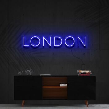 LONDON LED-Neonschild Wohnzimmer Büro
