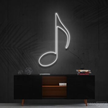Musiknote LED-Neonschild für Wohnzimmer und Musikstudio
