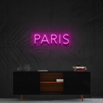 PARIS LED-Neonschild für Wohnzimmer Schlafzimmer