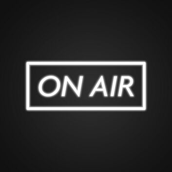ON AIR LED-Neonschild für Studio und Podcast