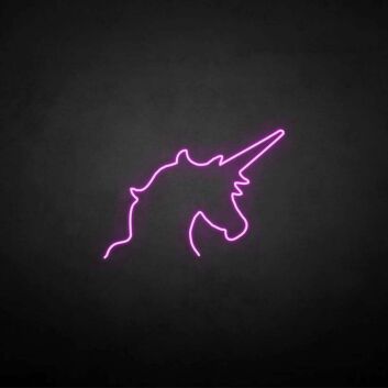 Einhorn Silhouette LED-Neonschild für Kinderzimmer Wohnzimmer