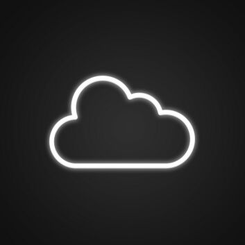 Wolke LED-Neonschild Wohnzimmer Kinderzimmer