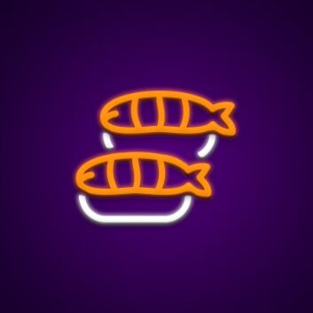 Sushi LED-Neonschild für Restaurant Bar