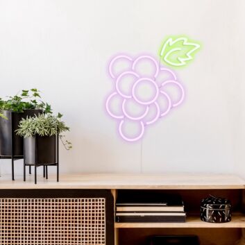 Trauben LED-Neonschild Bar Restaurant