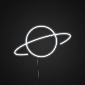 Saturn LED-Neonschild