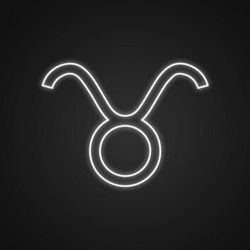 Stier Sternzeichen Symbol LED-Neonschild Wohnzimmer Bar