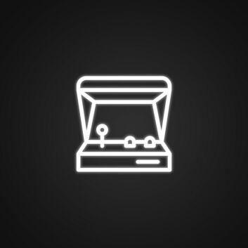 Arcade-Spielautomat LED-Neonschild für Gamingzimmer Spielhalle