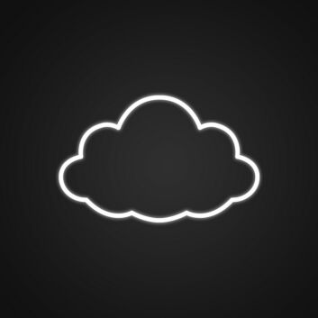 Wolke LED-Neonschild Wohnzimmer Kinderzimmer