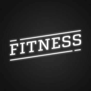 FITNESS LED-Neonschild für Fitnessstudio