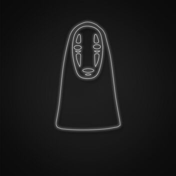 Maske Figur aus Anime LED-Neonschild Wohnzimmer Gamingzimmer