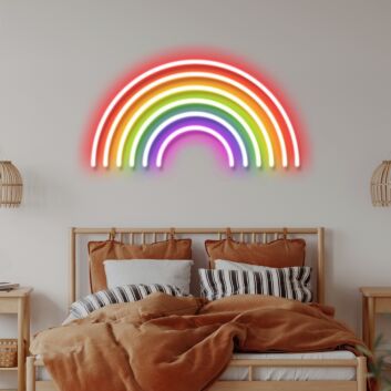 Regenbogen LED-Neonschild Wohnzimmer Kinderzimmer