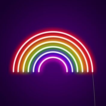 Regenbogen LED-Neonschild Wohnzimmer Kinderzimmer