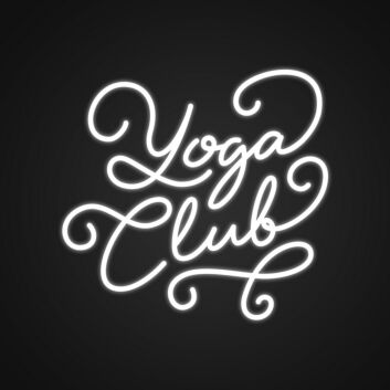 Yoga Club LED-Neonschild Yoga Studio
